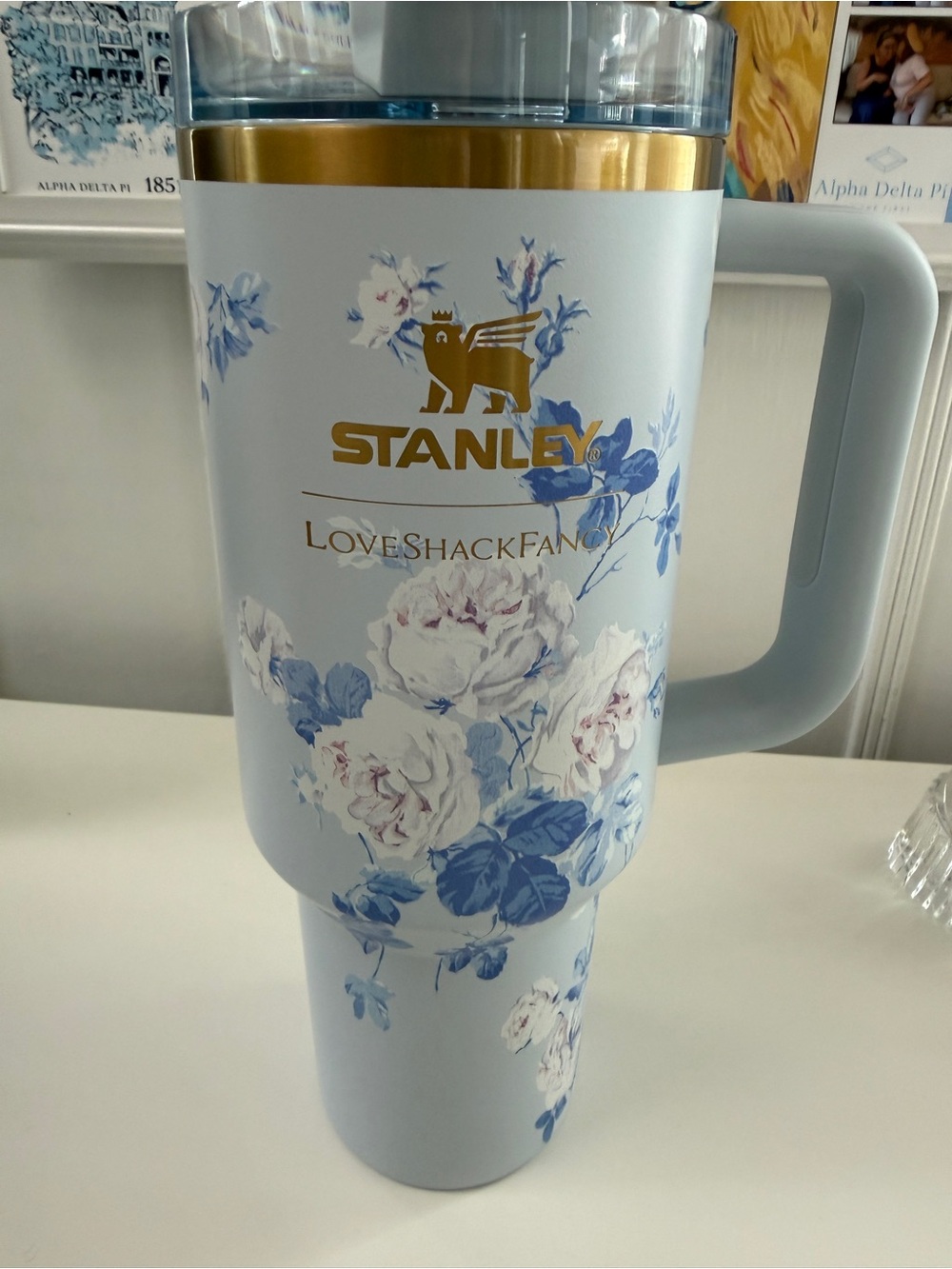 Stanley x LoveShackFancy Everblooming Rosettes Tumbler 40oz Handle Straw Floral